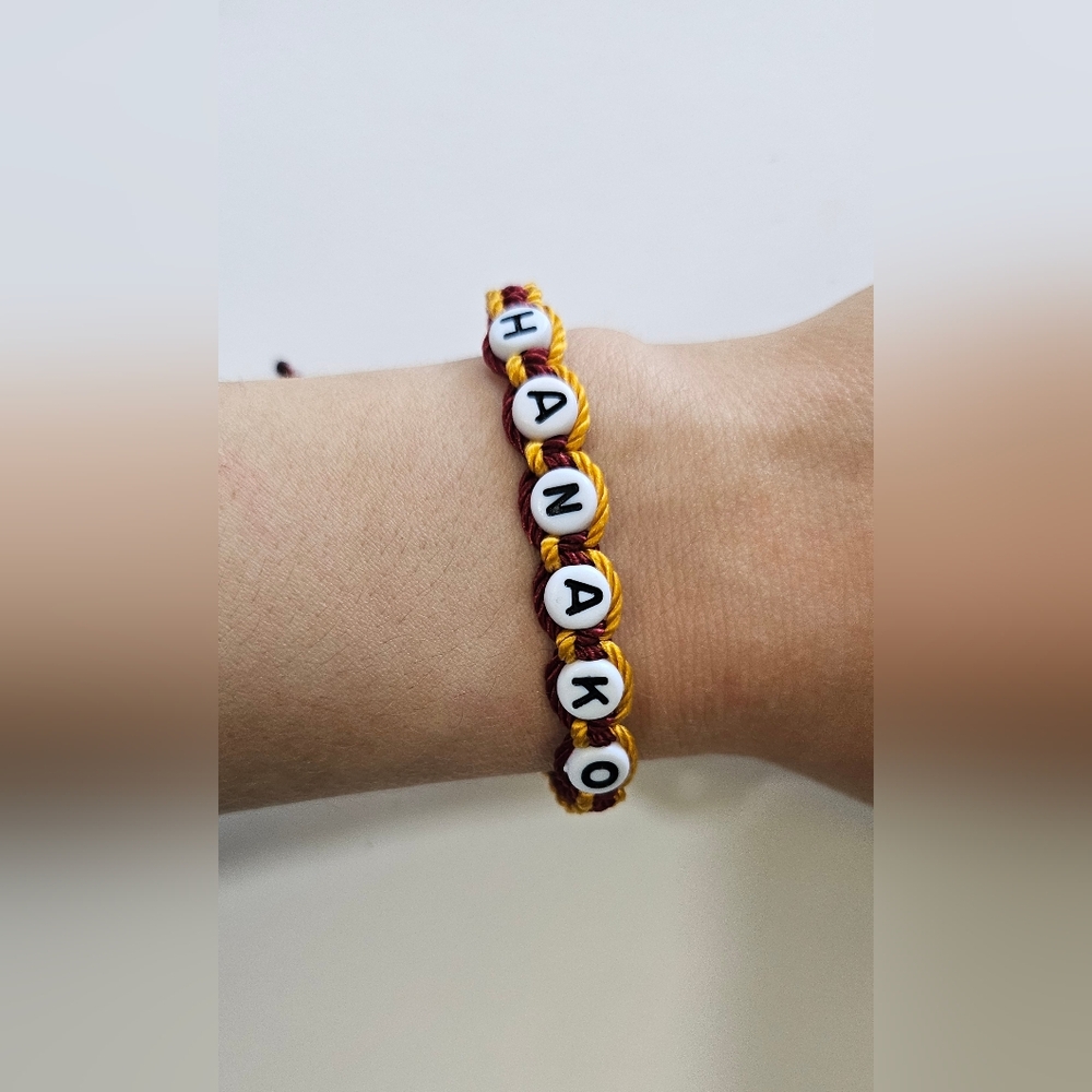 Hanako name bracelet, anime, toilet bound hanako-kun, manga , shoujo, adjustable